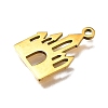 201 Stainless Steel Pendants STAS-R136-11G-2