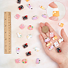 SUNNYCLUE 100Pcs 10 Styles School Theme Opaque Resin Cabochons CRES-SC0002-39-3