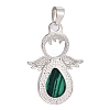 Synthetic Malachite Pendants G-H180-02P-2