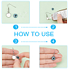 DIY Gragon Eye Dangle Earring Making Kit DIY-DC0001-69-4