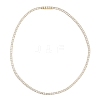 925 Sterling Silver Pave Crystal Cubic Zirconia Tennis Necklaces for Women NJEW-C096-01B-G02-4