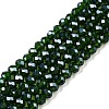 Electroplate Glass Beads Strands EGLA-A044-T4mm-A24-1