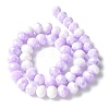 Electroplate Glass Beads Strands LAMP-S068-11B-2