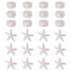 26Pcs 2 Styles UV Plating Ocaen Theme Transparent Resin Cabochons CRES-TA0001-54-2
