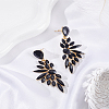 1 Pair Resin Wing Dangle Stud Earrings EJEW-LP0001-23C-3