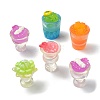 30Pcs 5 Styles Resin Display Decorations DJEW-CJ0001-15-8