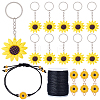 Zinc Alloy Enamel Connector Charms and Iron Resin Keychain DIY-PH0008-31-1