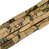 Natural Verdite Stone Beads Strands G-T141-101-4