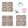 Boutigem 3Pcs 3 Style Silicone Molds DIY-BG0001-19-1