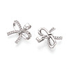 Brass Micro Pave Cubic Zirconia Pendants KK-N264-04P-2