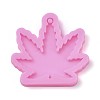 Leaf DIY Pendant Silicone Molds X-DIY-TAC0005-26-1
