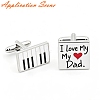 Square 201 Stainless Steel Swank Cuff Links SA-CBAE2BD-01P-A-4