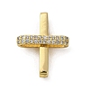 Brass Micro Pave Cubic Zirconia Pendants KK-Q070-01E-G-1