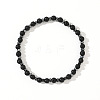 Natural Non-magnetic Hematite Beads Stretch Beads Bracelets for Women Men PL0145-1-1