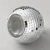 Glass Disco Ball Vase Ornaments AJEW-WH0481-04-2