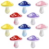 10Pcs 5 Colors Opaque Acrylic Beads MACR-FS0002-44-1