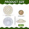 30Pcs Paper with Cloth Doll Hat AJEW-FG0007-88-2