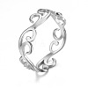 304 Stainless Steel Finger Rings for Women FS-WGFE90D-04-2
