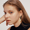 18Pcs 3 Styles Brass Stud Earrings KK-BBC0018-60-5