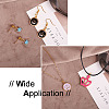 48Pcs 24 Colors Alloy Enamel Charms ENAM-TA0001-23-14