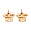 Brass Stud Earrings EJEW-D288-14G-2