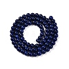 Dyed Natural White Jade Beads Strands G-T140-4mm-B12-3