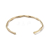 Ion Plating(IP) 304 Stainless Steel Cuff Bangles for Women BJEW-Z078-05G-3