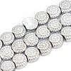 Electroplate Non-magnetic Synthetic Hematite Beads G-T061-178-2