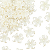 80Pcs Opaque Acrylic Bead Caps OACR-PA0001-21-1