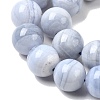 Natural Blue Lace Agate Beads Strands G-G344-A06-10mm-4