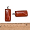 Natural Red Jasper Pendants GG-CBAA0EE-01P-16-2