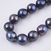 Natural Baroque Pearl Keshi Pearl Beads Strands PEAR-Q015-021-3