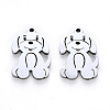 Tarnish Resistant 304 Stainless Steel Pendants STAS-N092-68-2