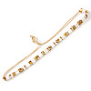 Adjustable Glass Tile Bracelets MD3994-2-1