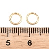 Brass Closed Jump Rings KK-D257-01G-02-3
