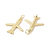 Rack Plating Brass Pendants KK-C004-06G-3