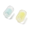 Frosted Transparent Acrylic Beads OACR-A032-24-2