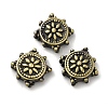 Tibetan Style Rack Plating Brass Bead KK-Q805-52AB-1