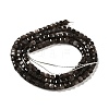 Natural Silver Sheen Obsidian Beads Strands G-D467-A01-2