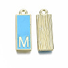 Alloy Enamel Pendants ENAM-T012-01M-RS-3