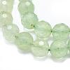 Natural Prehnite Beads Strands G-G457-4mm-03F-1