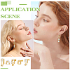 20Pcs 5 Styles Brass Clip-on Earring Findings KK-WR0001-74-5