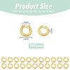 200Pcs 925 Sterling Silver Open Jump Rings FIND-PH0025-79-3