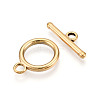Ion Plating(IP) 304 Stainless Steel Toggle Clasps STAS-N109-27G-2