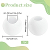 Frosted Glass Globe Lamp Shade Replacement AJEW-WH0528-04-2