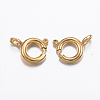 Ion Plating(IP) 304 Stainless Steel Spring Ring Clasps LS-STAS-P163-16G-2