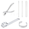 Carbon Alloy Bangle Size Adjuster Pliers AJEW-WH0481-641-1