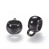 Tibetan Style Alloy Tube Bails LS-TIBEP-LFH251Y-B-LF-2