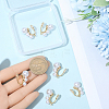 10Pcs Brass Ear Cuff Findings KK-BBC0022-46-3