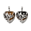 Natural Tiger Eye Pendants GG-CBA7610-04P-09-1